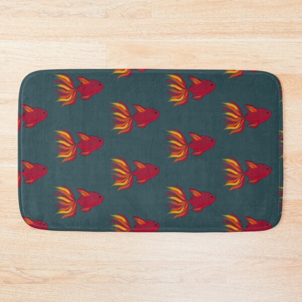 Item preview, Fiery red fish designed and sold by anaskwi.