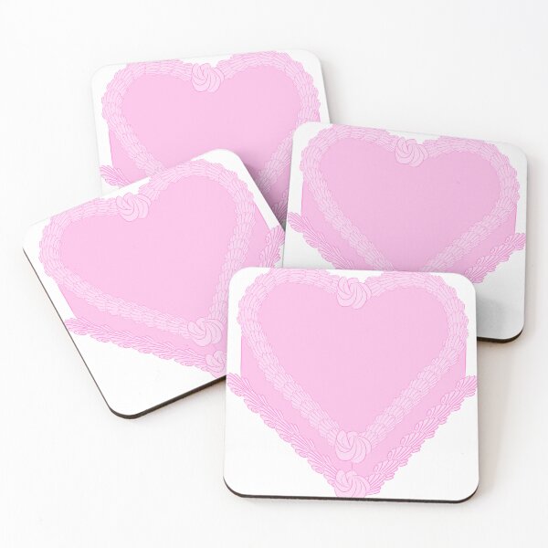 Item preview, Pink Heart Cake (Blank) designed and sold by turningraven.