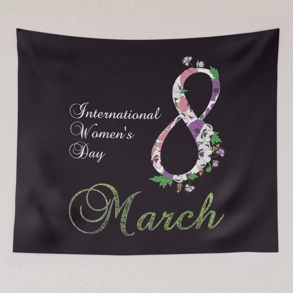 Item preview, International Women's Day Pansy Flower March 8th 2023 designed and sold by r-silver.