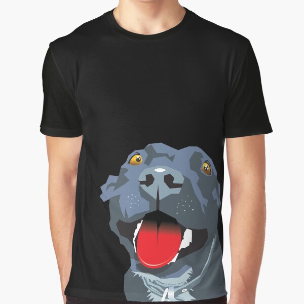 Black Staff Staffy Graphic T-Shirt