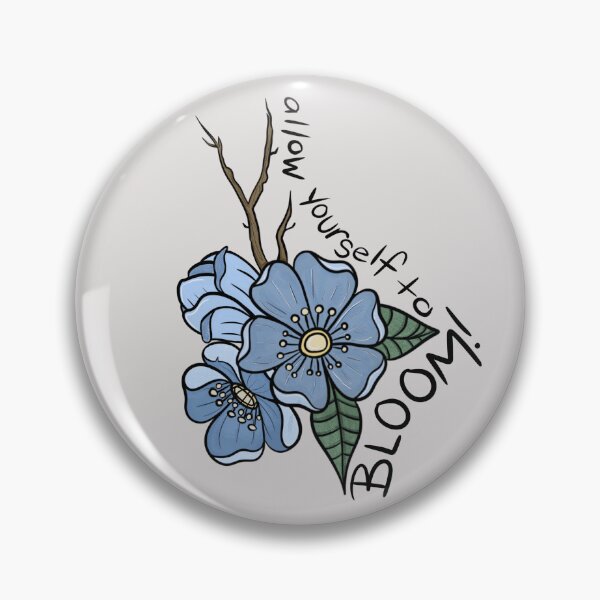 Item preview, Allow Yourself To Bloom, Garden Inspiration, Inspirational Quote, Floral Quote, In Bloom designed and sold by 10pmCreations.