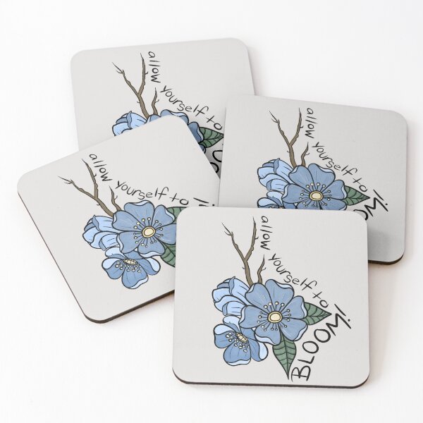Item preview, Allow Yourself To Bloom, Garden Inspiration, Inspirational Quote, Floral Quote, In Bloom designed and sold by 10pmCreations.