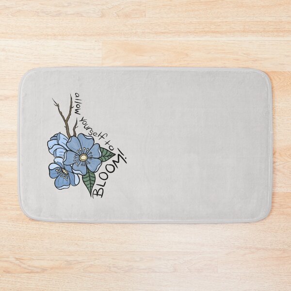 Item preview, Allow Yourself To Bloom, Garden Inspiration, Inspirational Quote, Floral Quote, In Bloom designed and sold by 10pmCreations.
