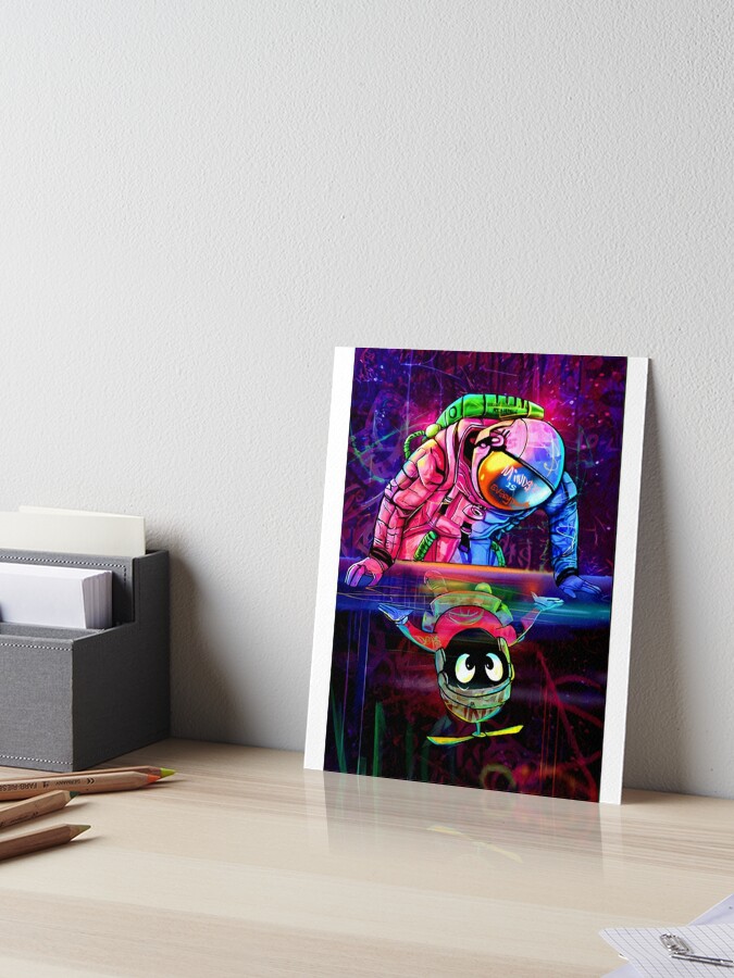 Neon Rose | Art Board Print