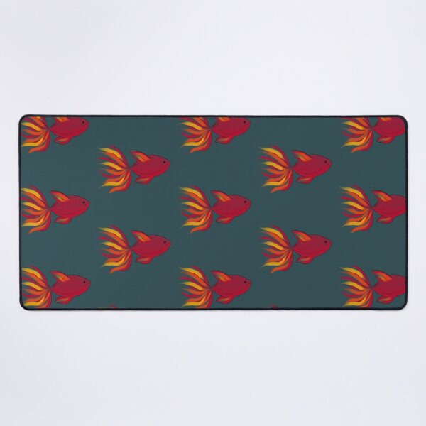 Item preview, Fiery red fish designed and sold by anaskwi.
