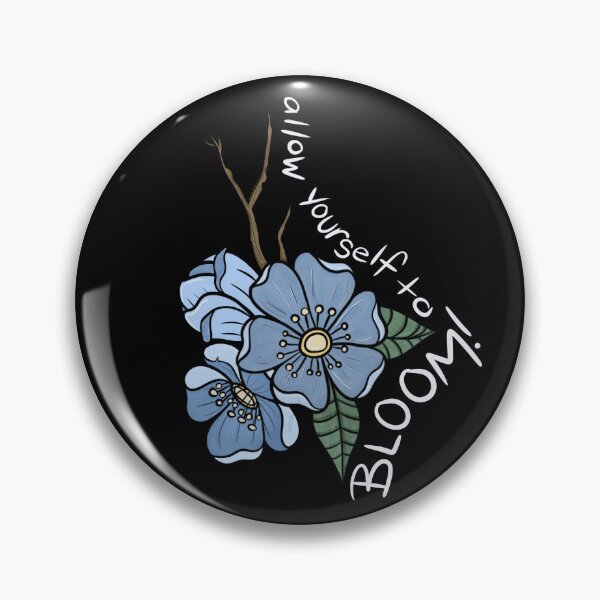 Item preview, Allow Yourself To Bloom, Garden Inspiration, Inspirational Quote, Floral Quote, In Bloom designed and sold by 10pmCreations.