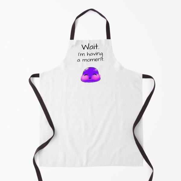 Item preview, Wait. I'm having a moment sassy Tiny Purple Blob emoji designed and sold by TinyPurpleHouse.