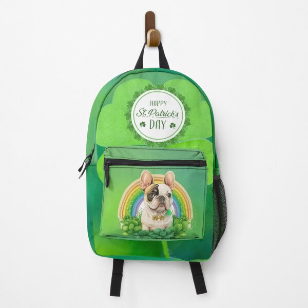 Artikelvorschau, St. Patrick's Day der französischen Bulldogge entworfen und verkauft von Kathleen Mcleod.