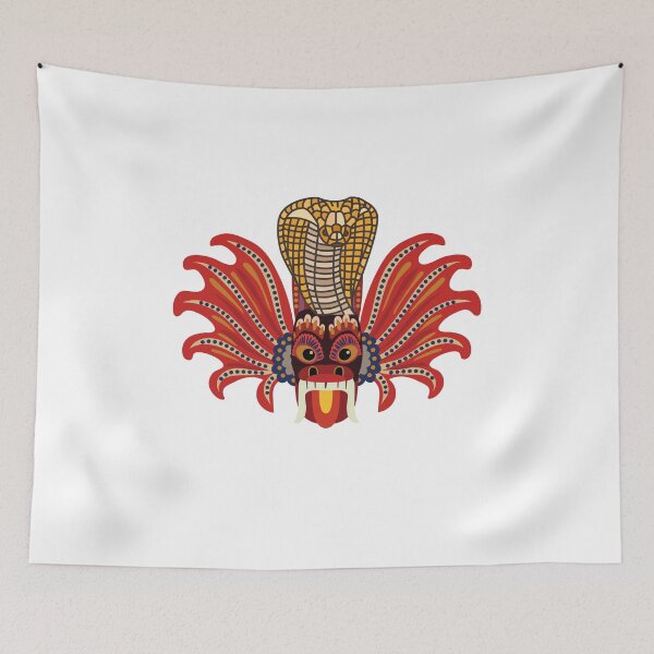 Item preview, Traditional Sri Lankan Devil Mask designed and sold by Benlaniboutique.