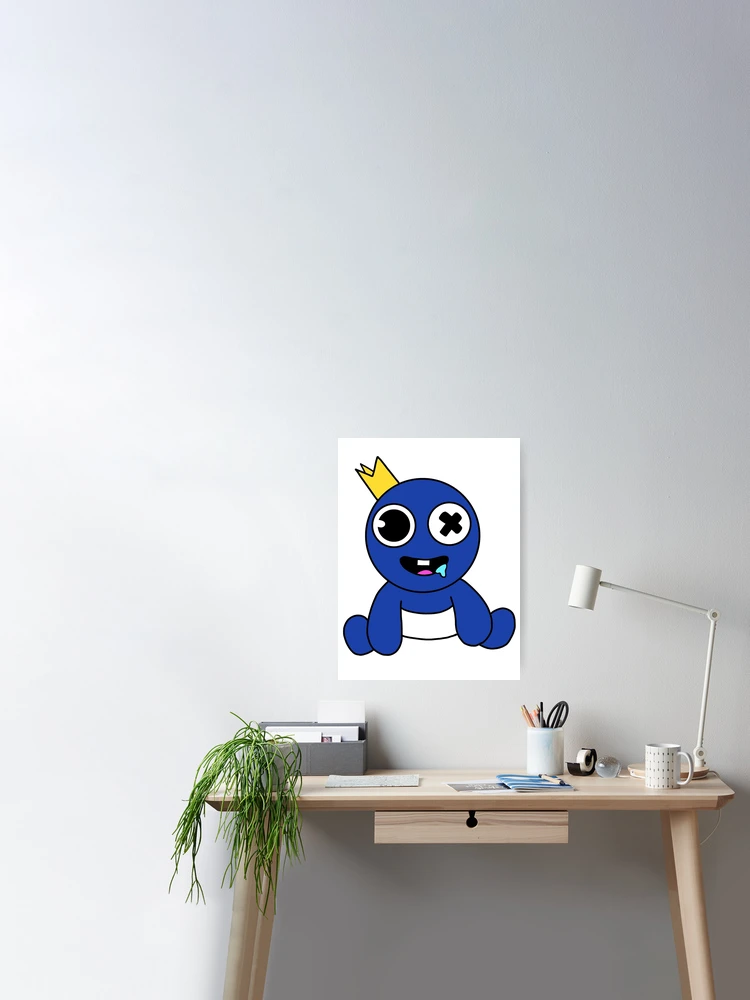 Rainbow friends cute blue baby Greeting Card for Sale by Color