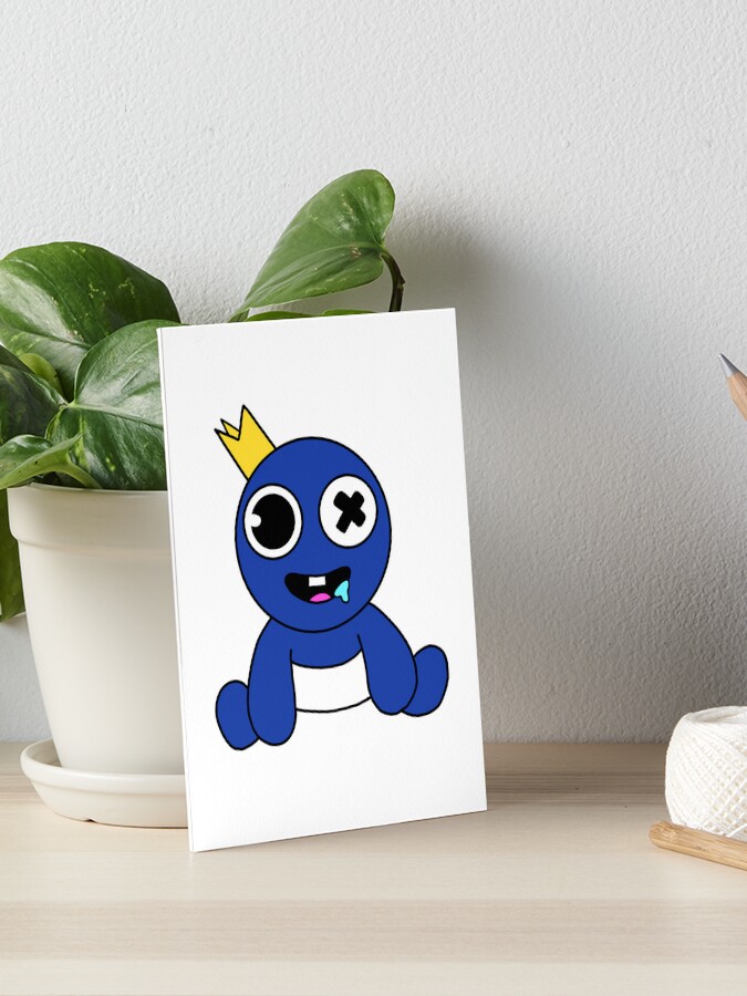 Blue Baby Rainbow friends | Canvas Print