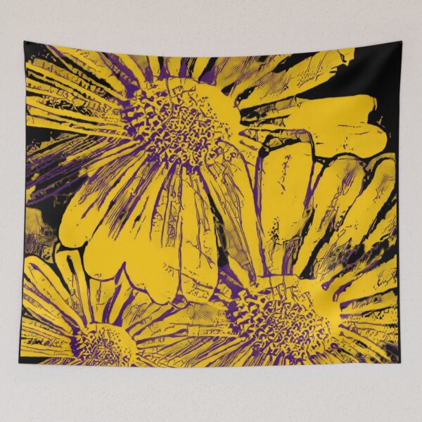 Item preview, Abstract Sunflowers designed and sold by RagWeasel.