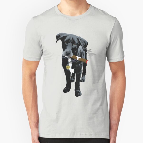 Smokin' Staff Cross Staffy Slim Fit T-Shirt