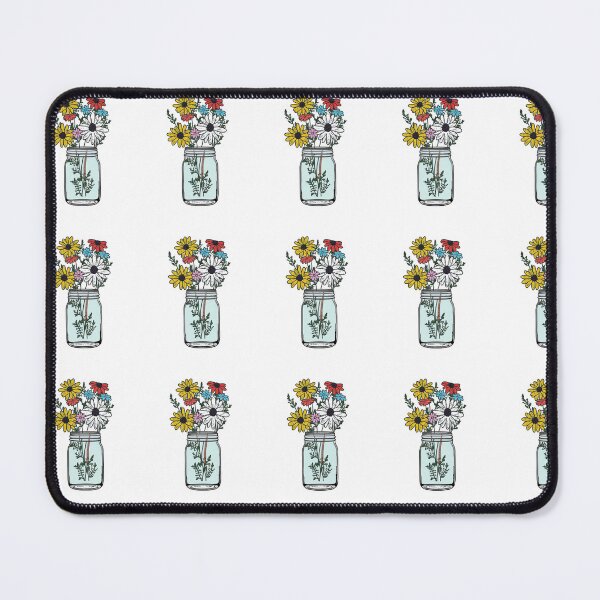 Item preview, Mason Jar with Flowers designed and sold by CreationExpress.