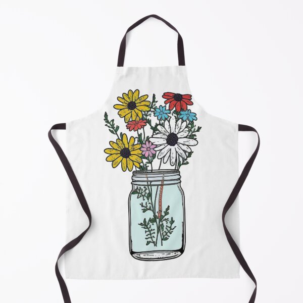 Item preview, Mason Jar with Flowers designed and sold by CreationExpress.