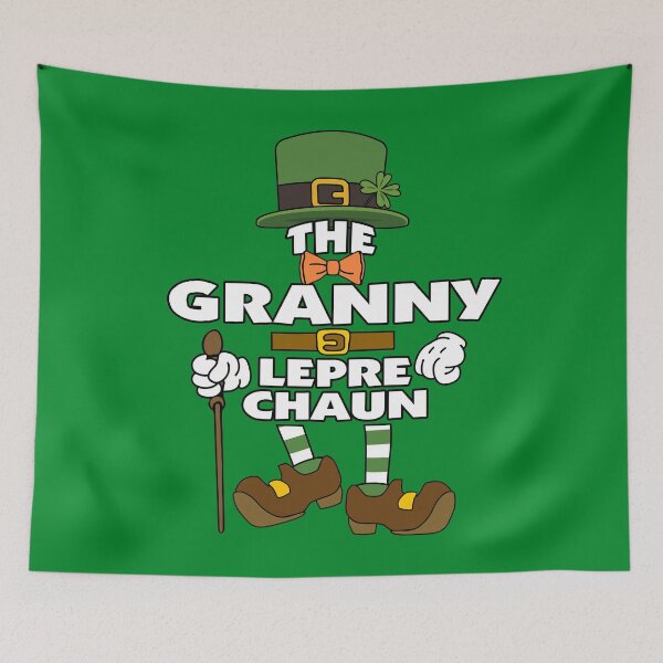 Artikelvorschau, The Granny Leprechaun St Patrick's Day Celebration Matching Outfits Group Attire entworfen und verkauft von onicon.