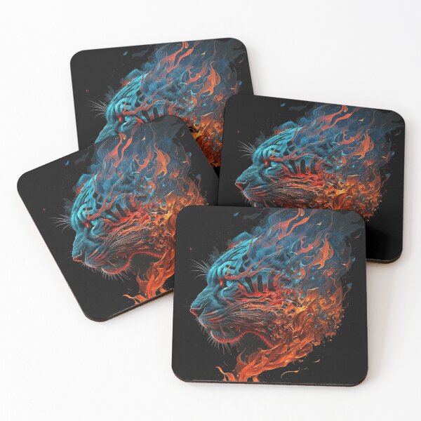 Item preview, Burning Tiger #1 designed and sold by quicksilversun.
