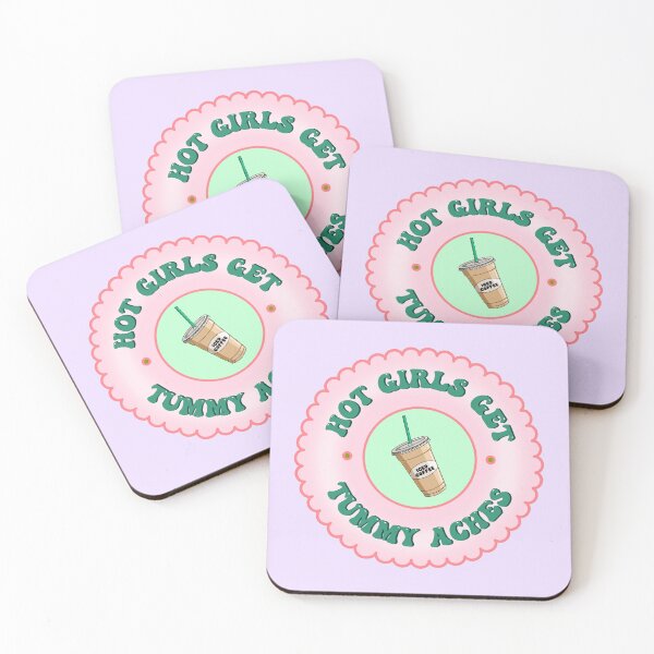 Item preview, Hot girls get tummy aches  designed and sold by PeachyPeonies.