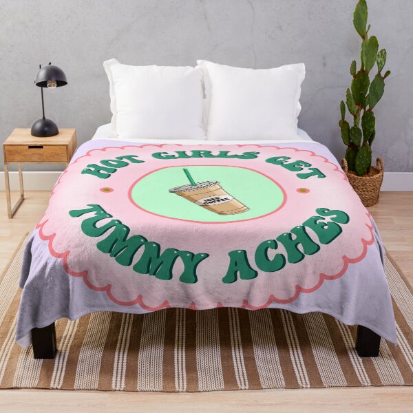 Item preview, Hot girls get tummy aches designed and sold by PeachyPeonies.