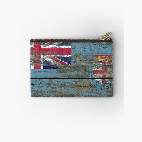 Item preview, Flag of Fiji on Rough Wood Boards Effect designed and sold by JeffBartels.