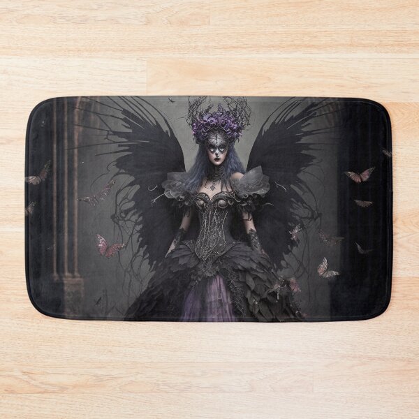 Item preview, Haunting & Unsettling Dark Gothic Style Fairy (Fae) with Tattered Raven Wings designed and sold by Dragonstrom.