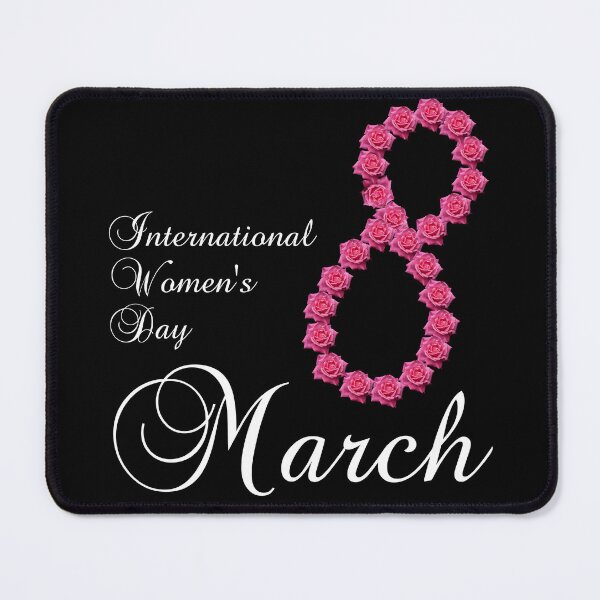 Item preview, Copy of International Women's Day Pink Rose Flower 8 March 2023 Gift designed and sold by r-silver.