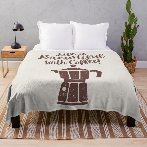 Item preview, Moka Pot Life es Brewtiful con cita de café designed and sold by SenkinGraphics.