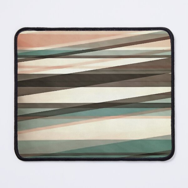 Item preview, Semi Transparent Layers In Peach Brown And Green designed and sold by taiche.