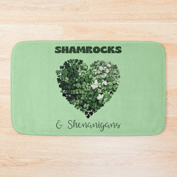Item preview, Shamrocks and Shenanigans with clover heart designed and sold by Deedy  Studio.