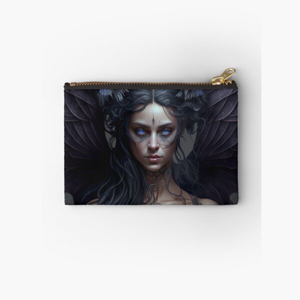 Item preview, Dark Gothic Style Fairy (Fae) with Deep Purple Eyes designed and sold by Dragonstrom.