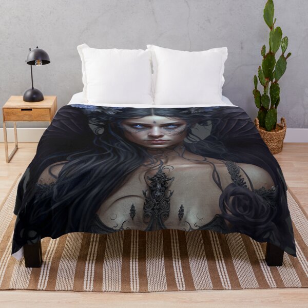 Item preview, Dark Gothic Style Fairy (Fae) with Deep Purple Eyes designed and sold by Dragonstrom.