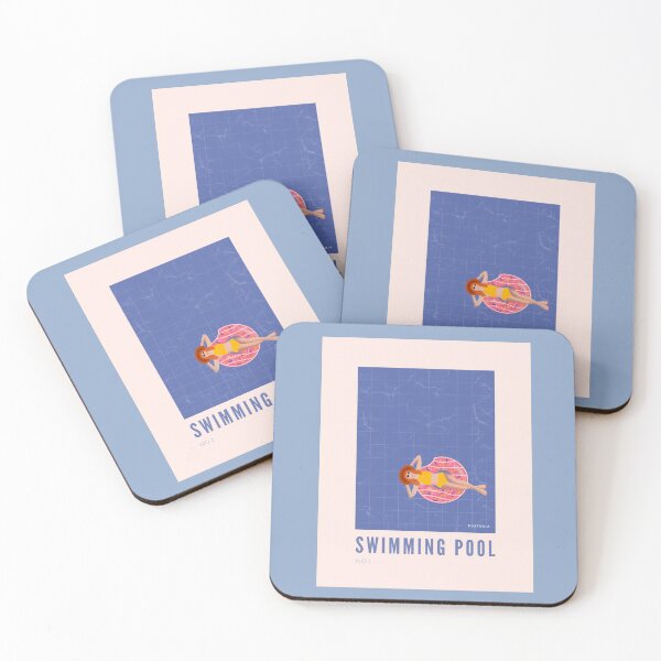 Item preview, SWIMMING POOL NO 1 Relaxing on the donut swimming ring designed and sold by Posteria.