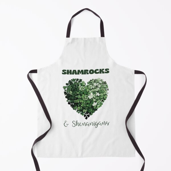 Item preview, Shamrocks and Shenanigans with clover heart designed and sold by Deedy Studio.
