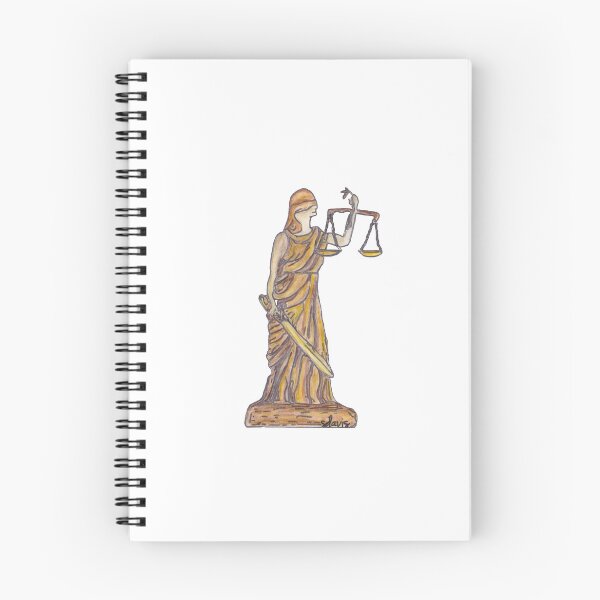 Item preview, Lady Justice watercolor 121917 designed and sold by mandalafractal.