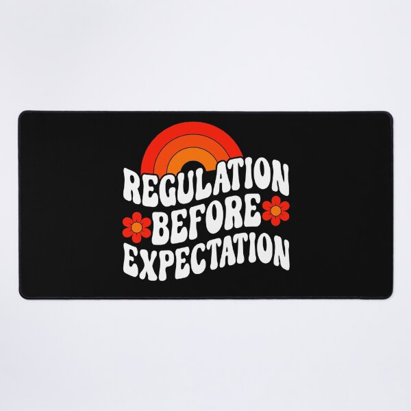 Item preview, Regulation Before Expectation Retro Neurodiversity Therapist T-Shirt designed and sold by KGN CREATIVITY.