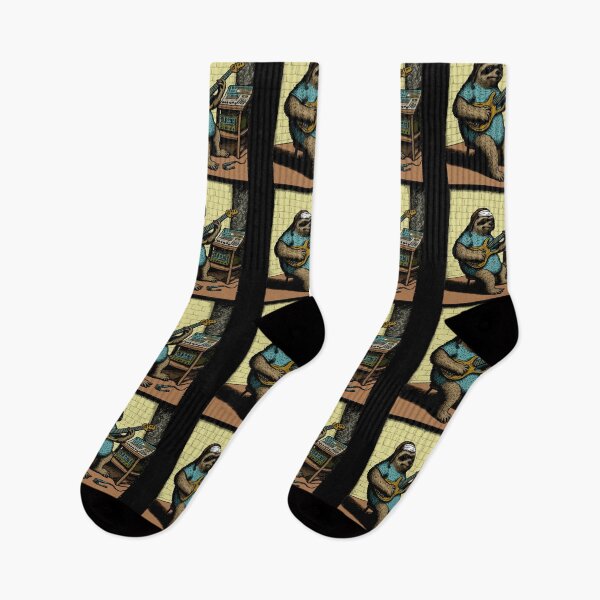 Item preview, Guitar Jam Sloth designed and sold by Tanis-Tweedale.