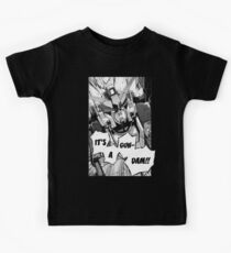 Gundam Wing Manga Heavyarms Kids Tee