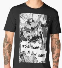 Gundam Wing Manga Heavyarms Men's Premium T-Shirt