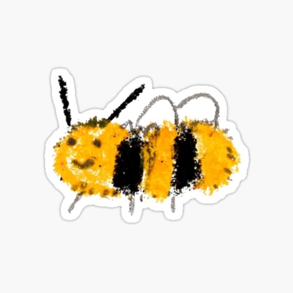 Item preview, smiling bee designed and sold by pavonated.