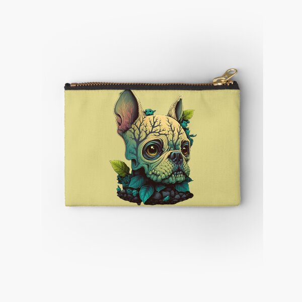 Item preview, French bulldog monster skull designed and sold by GforAL.