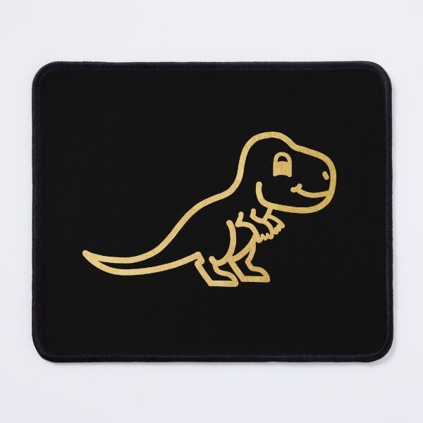 Item preview, Cute Little Baby Dinosaur - Gold designed and sold by LadySquiggle.