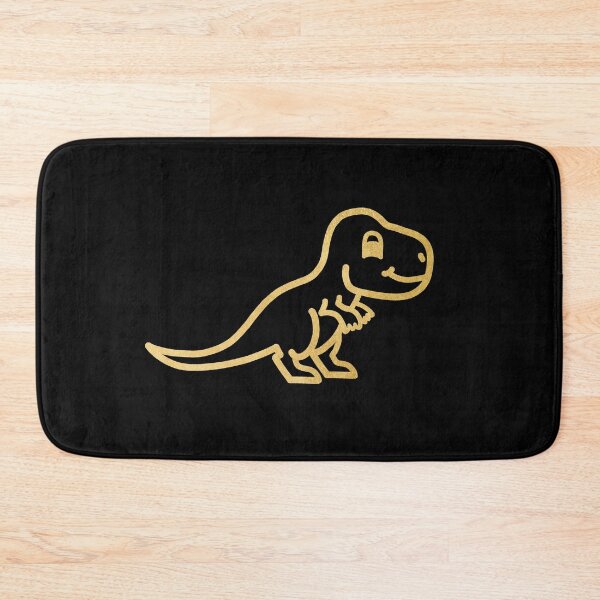 Item preview, Cute Little Baby Dinosaur - Gold designed and sold by LadySquiggle.