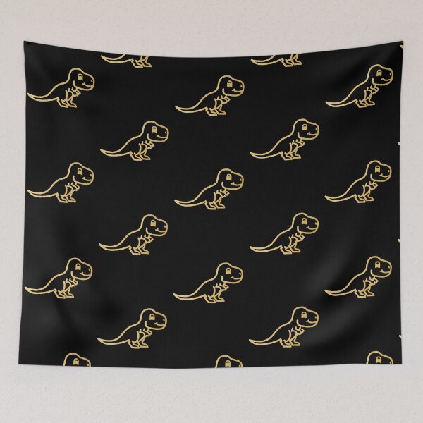 Item preview, Cute Little Baby Dinosaur - Gold designed and sold by LadySquiggle.