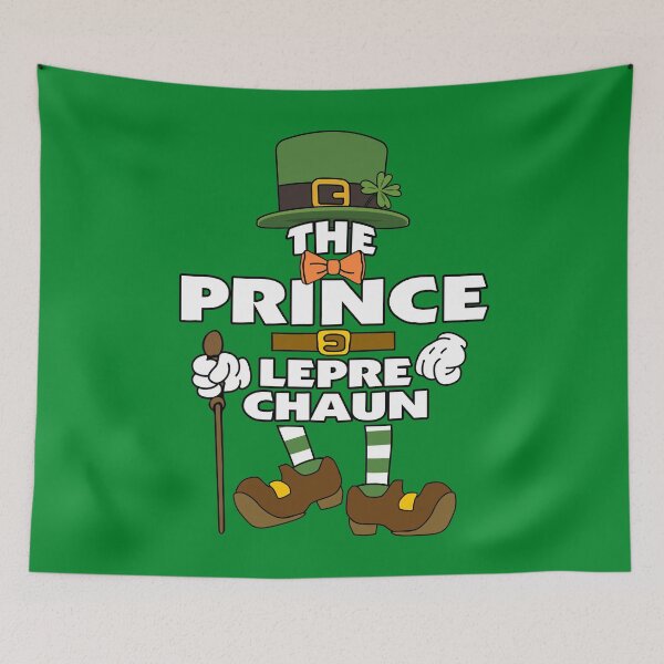 Artikelvorschau, The Prince Leprechaun St Patrick's Day Celebration Matching Outfits Group Attire entworfen und verkauft von onicon.