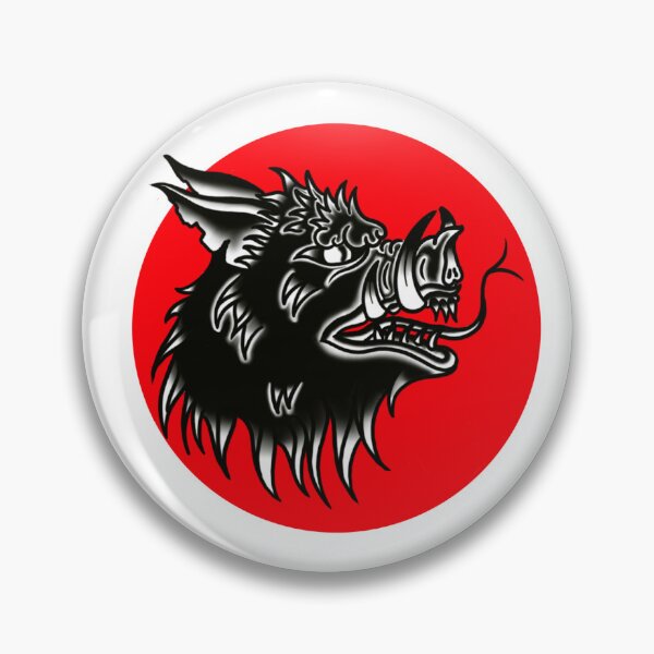 Item preview, Wereboar and a blood moon designed and sold by Barkainian.