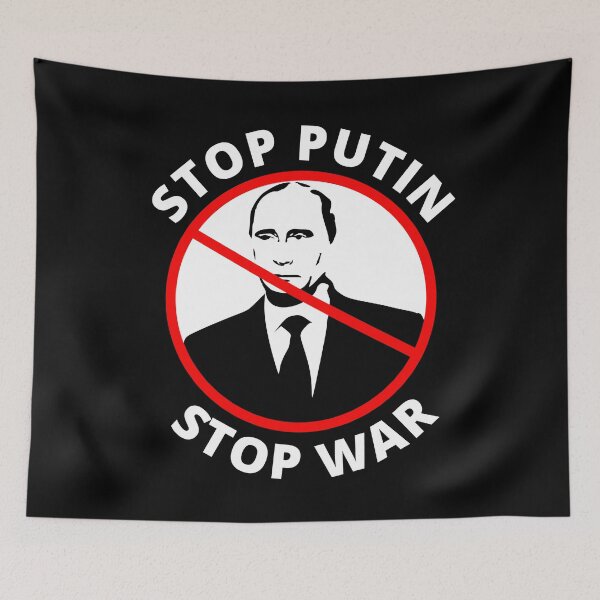 Item preview, STOP PUTIN STOP WAR - PROTEST designed and sold by DoodlrMob.
