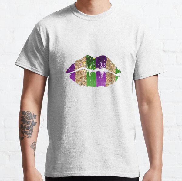 Mardi Gras Mouth Tee - Fleurty Girl