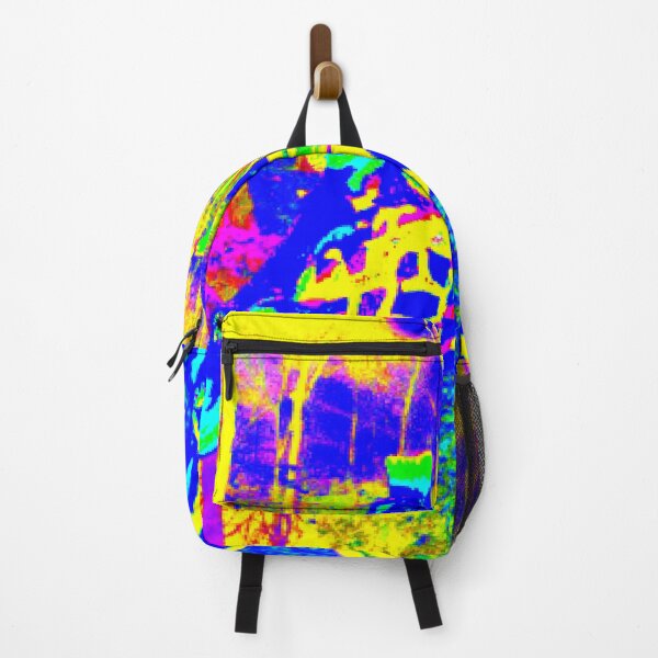 Item preview, Giraffe Blending in with the Colorful Creek and Trees designed and sold by GaryMartinMedia.