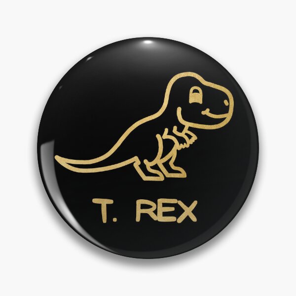 Item preview, Cute Little Baby T. Rex - Gold designed and sold by LadySquiggle.