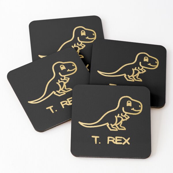 Item preview, Cute Little Baby T. Rex - Gold designed and sold by LadySquiggle.
